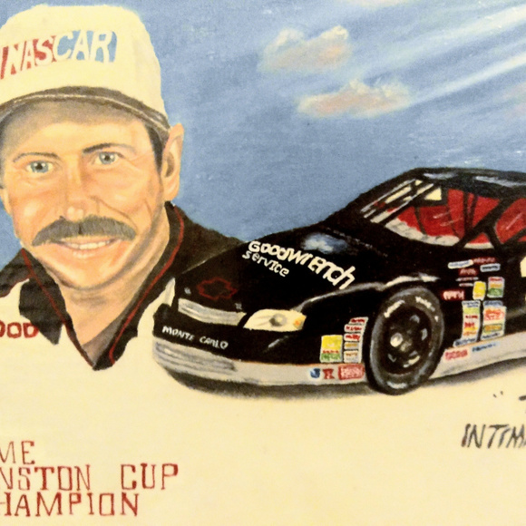 Dale Earnhardt Sr. Authentic Color Drawing - Picture 2 of 2